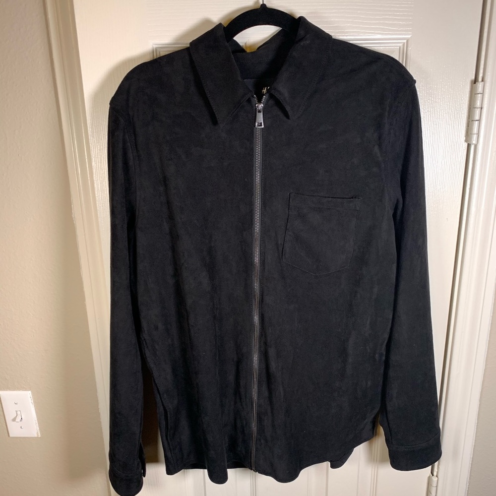 H&M Faux Suede Shirt Jacket